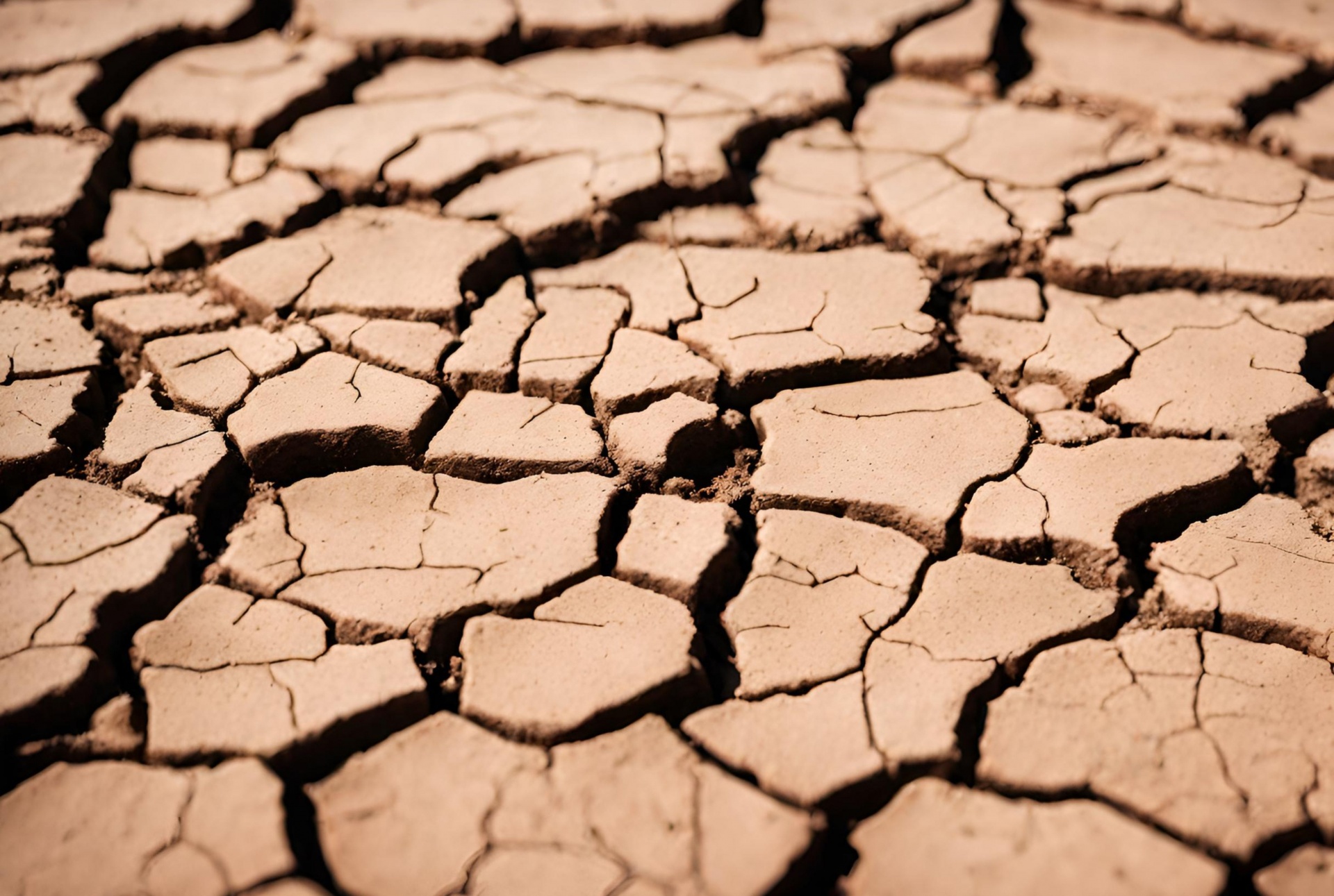 dry cracked soil